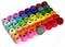 48 Crochet Thread Set Balls 100% Long-Staple Cotton Rainbow Colors of Size 8 Threadand Free 30 Golden Needles 48 Balls for Crochet Hardanger Cross Stitch Needlepoint Hand Embroidery